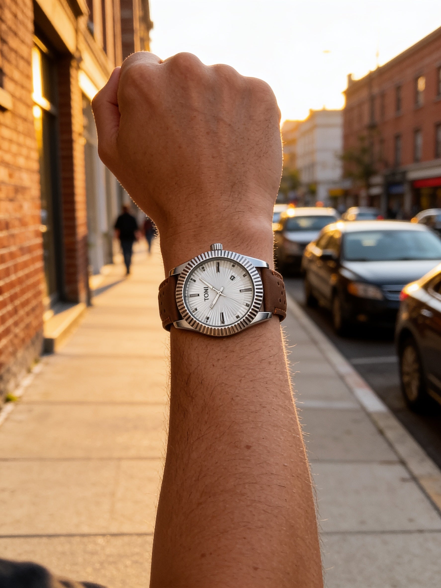 TOMI T-098 Date Quartz