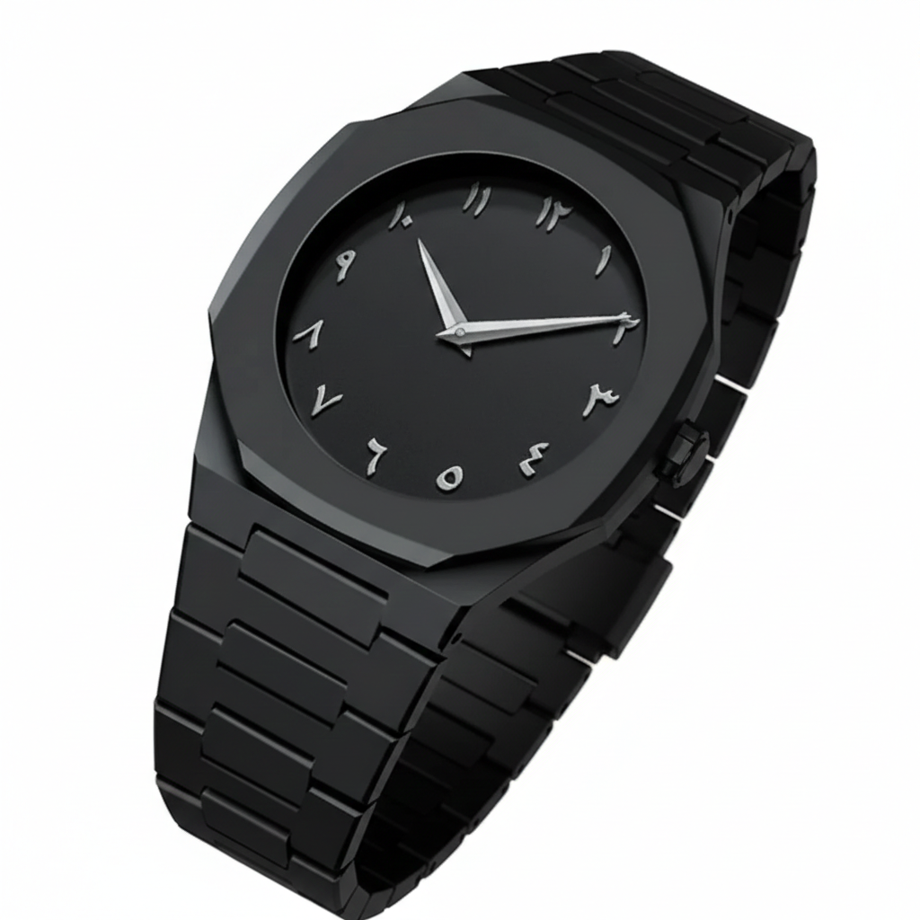 Minimalist TOMI Watch Noctis Arabic